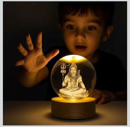 Shiv Crystal LED Lamp