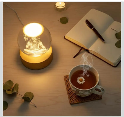 Shiv Crystal LED Lamp