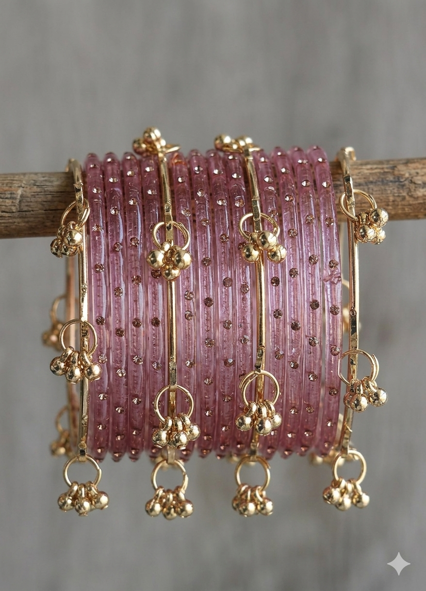 Viral Jelly Bangles With Kashmiri Set