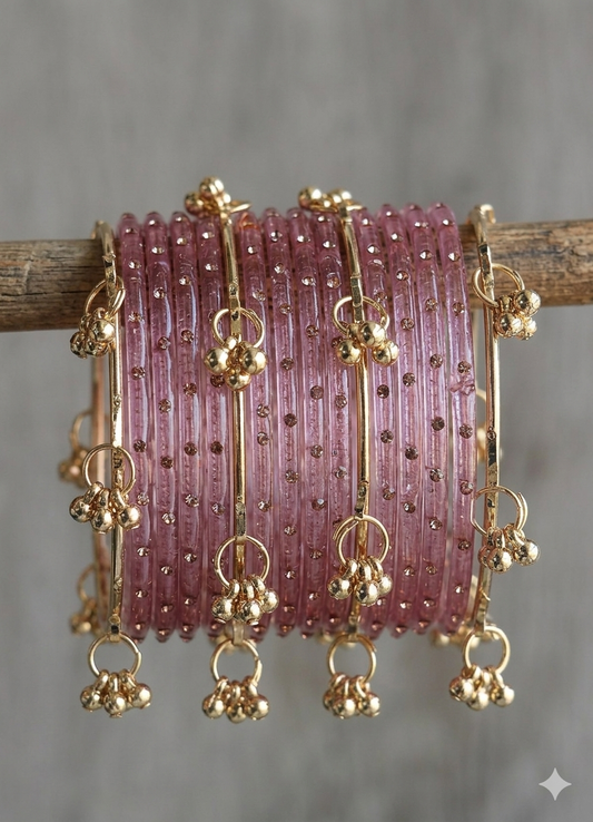 Viral Jelly Bangles With Kashmiri Set